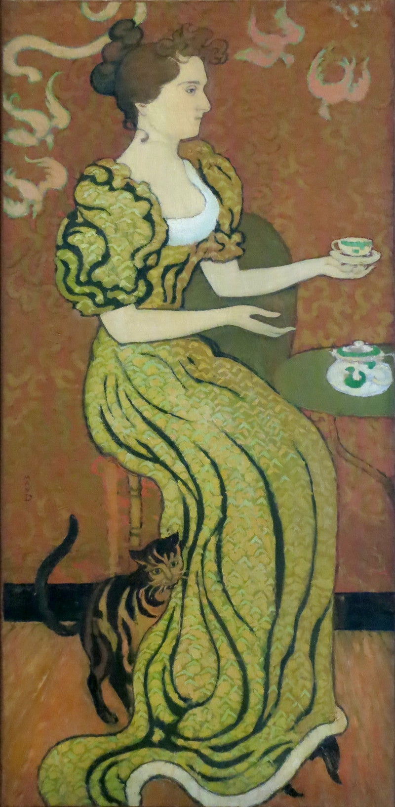 Madame Ranson con gato - Maurice Denis