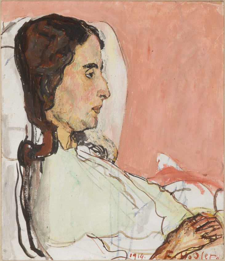 Madame Valentine Godé-Darel enferma - Ferdinand Hodler