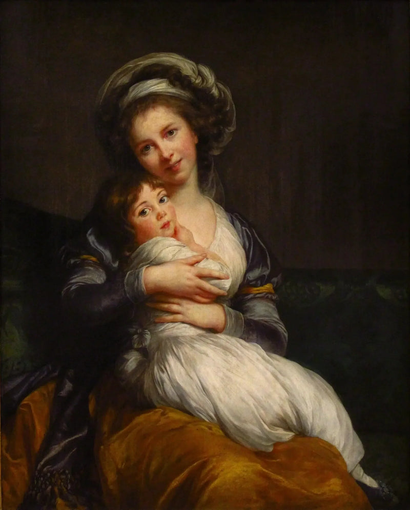 Madame Vigée Le Brun y su hija - Élisabeth Vigée Le Brun