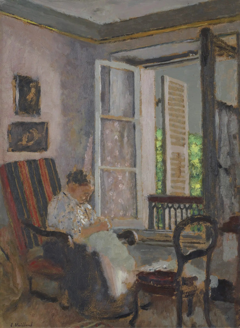 Madame Vuillard prima, calle Truffaut - Édouard Vuillard