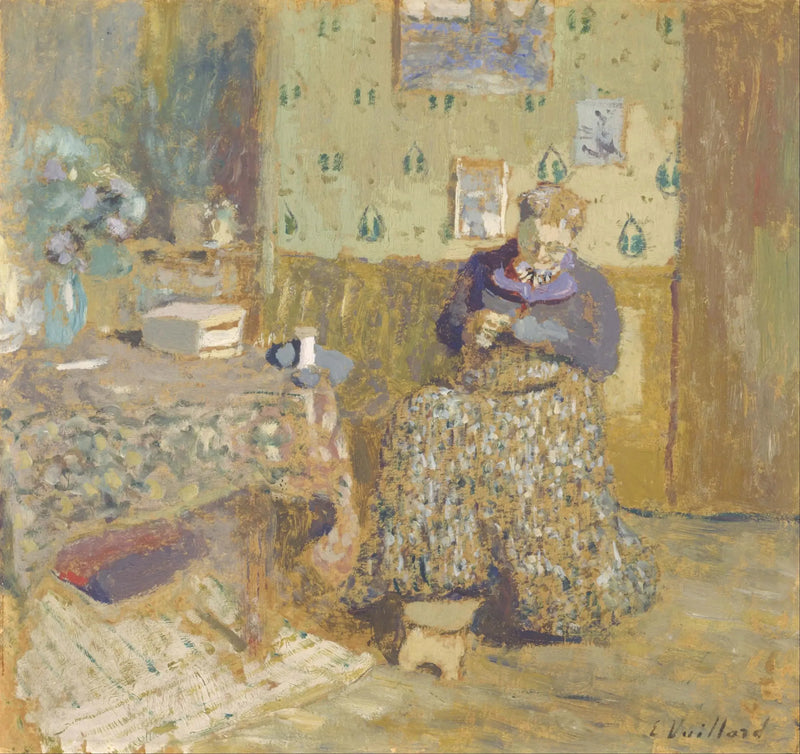 Madame Vuillard Alta Costura - Édouard Vuillard
