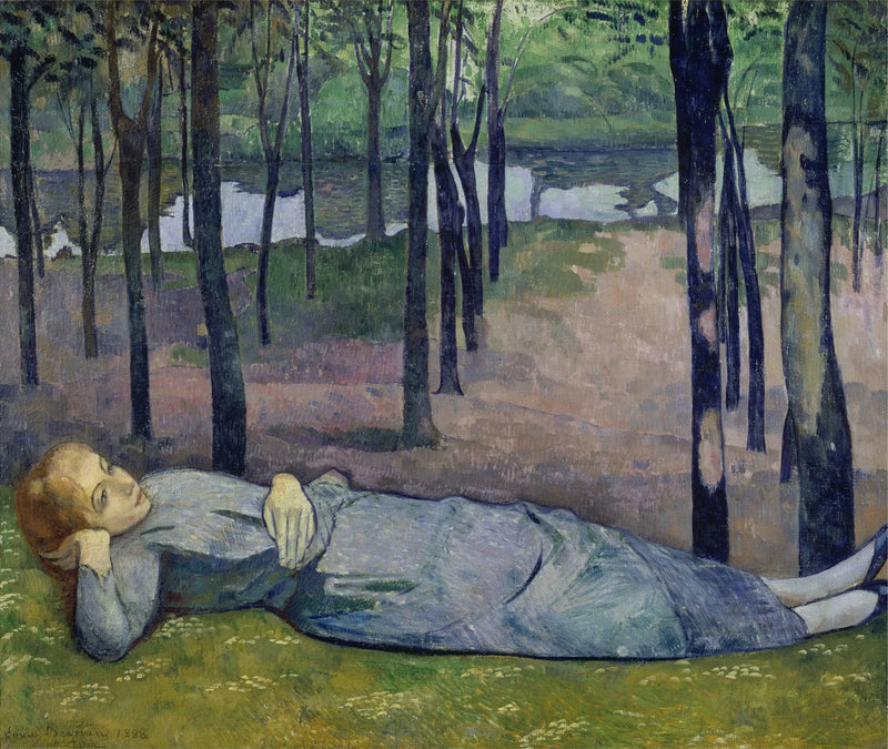 Madeleine en el Bosque del Amor - Émile Bernard