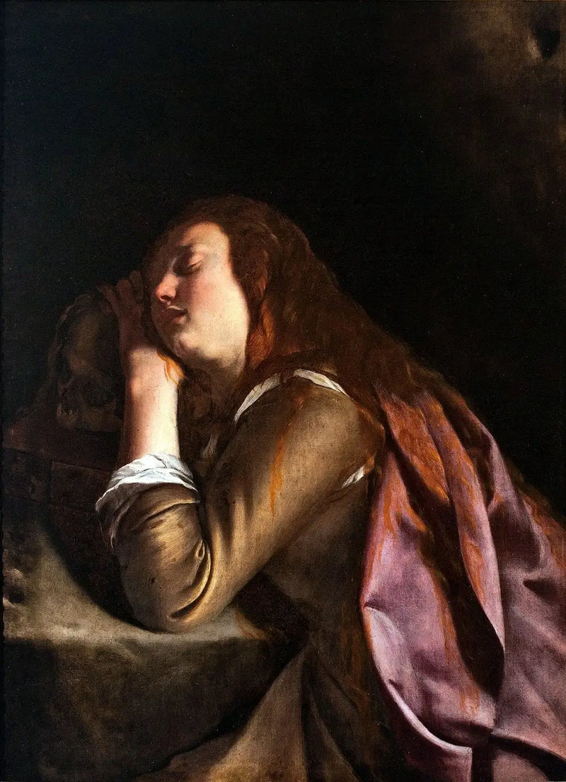 Magdalena penitente - Artemisia Gentileschi