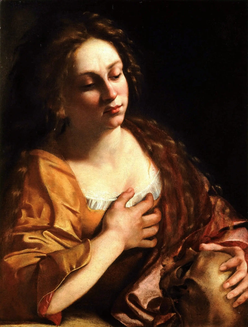 Magdalena penitente - Artemisia Gentileschi