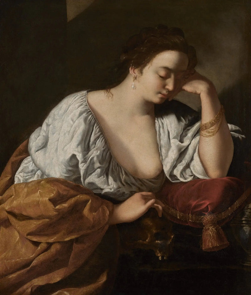 Magdalena penitente - Artemisia Gentileschi