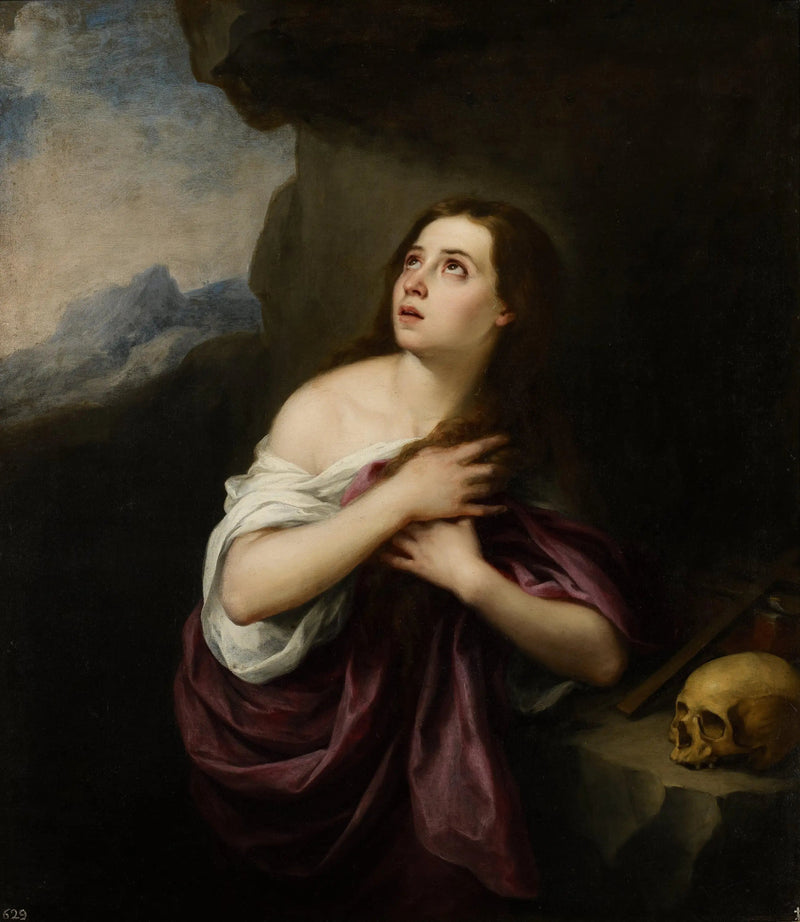 Magdalena penitente - Bartolomé Esteban Murillo