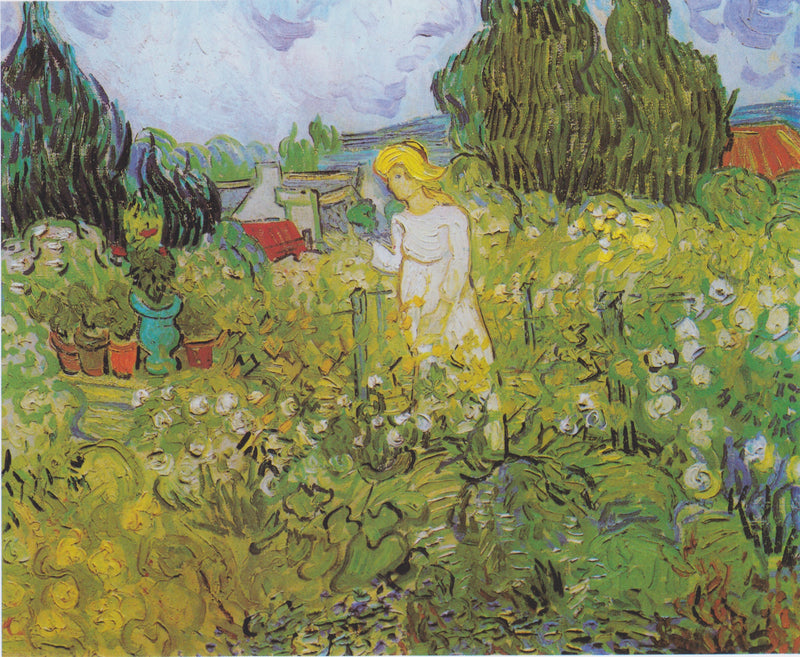 Mademoiselle Gachet en el jardín - Vincent van Gogh