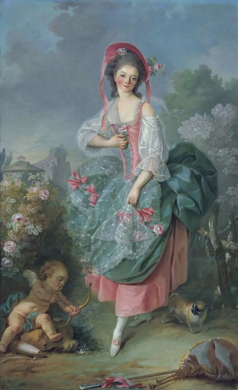 Mademoiselle Guimard como Terpsícore - Jacques-Louis David