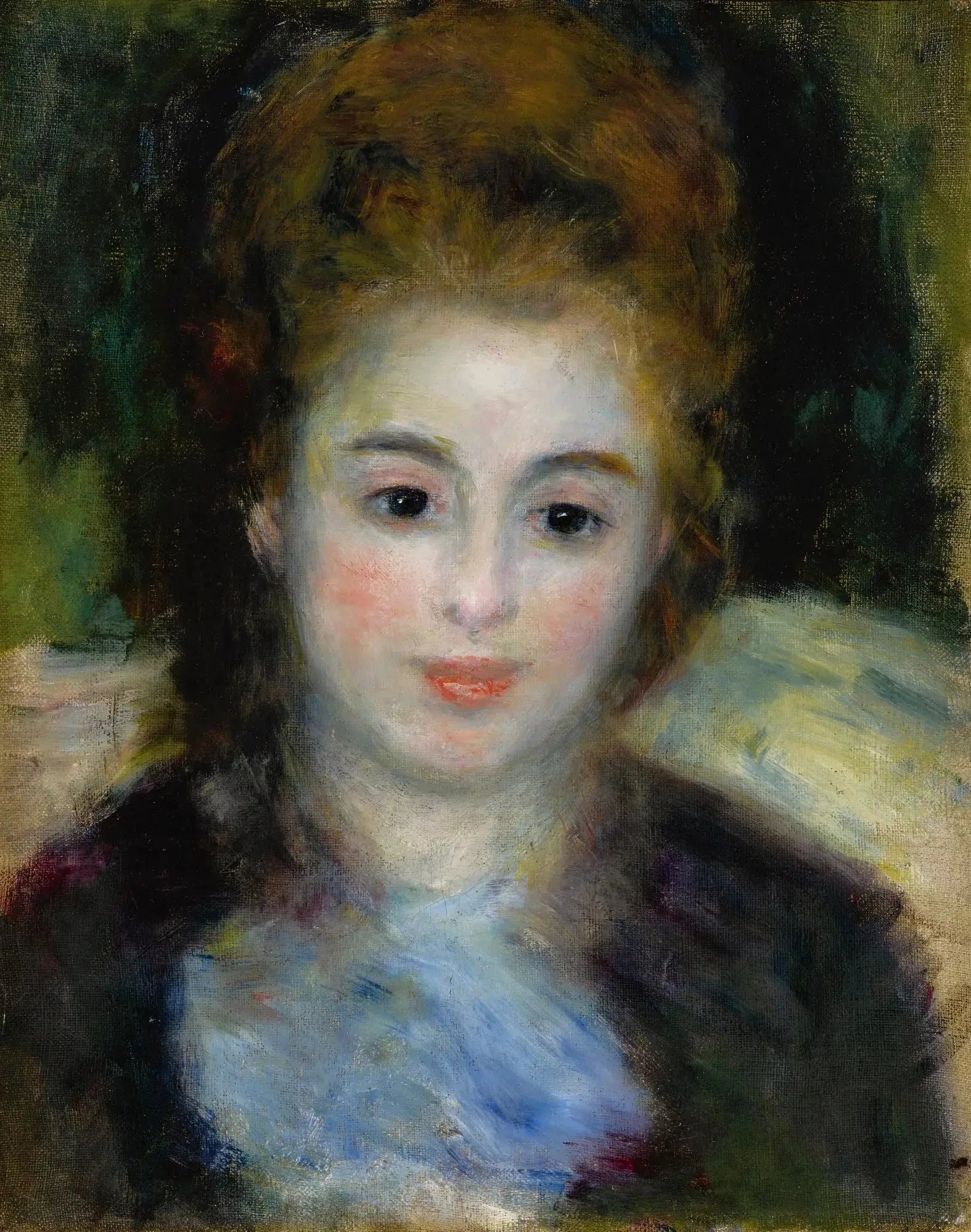 Mademoiselle Henriot - Pierre-Auguste Renoir image 1 reproduction d’œuvre d’art à l’huile