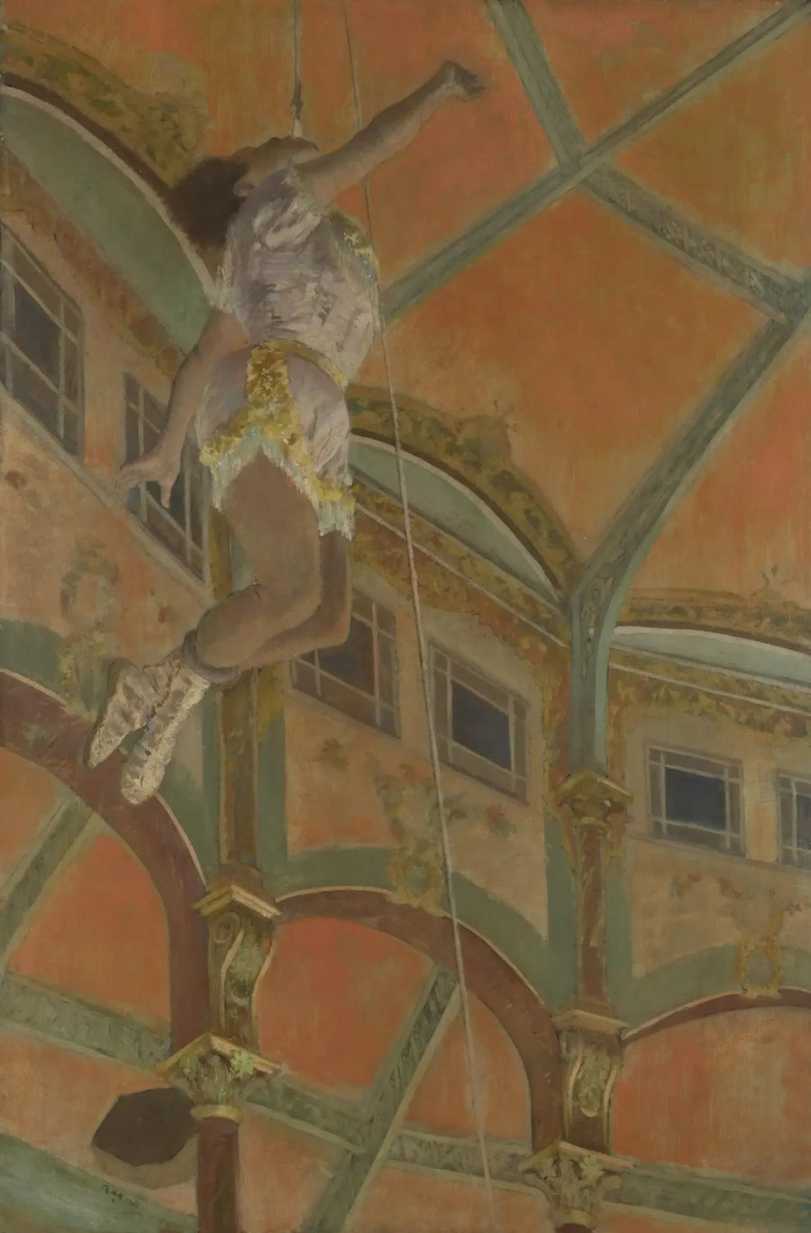 Mademoiselle La La en el circo Fernando - Edgar Degas