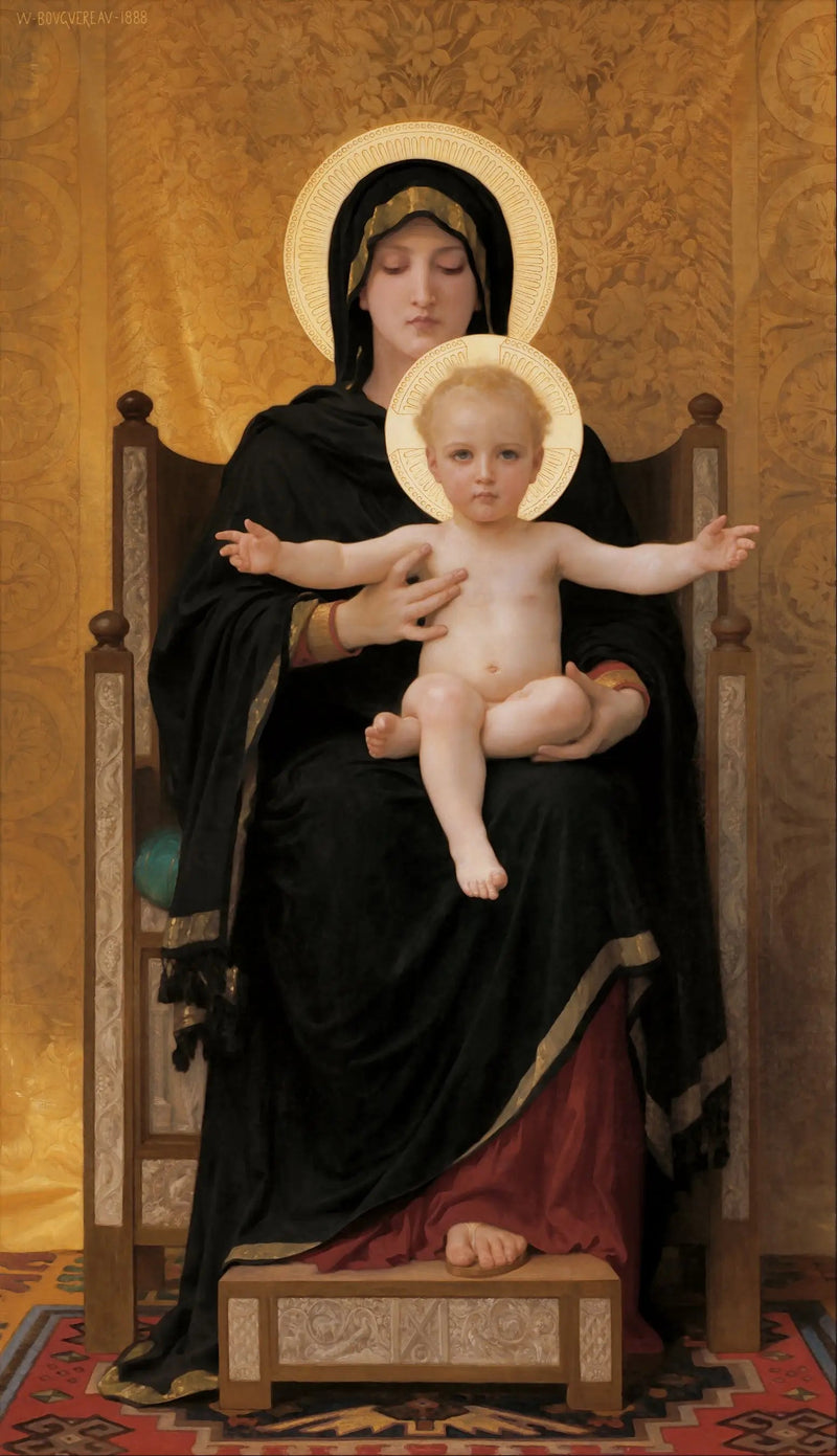 Madona sentada - Bouguereau