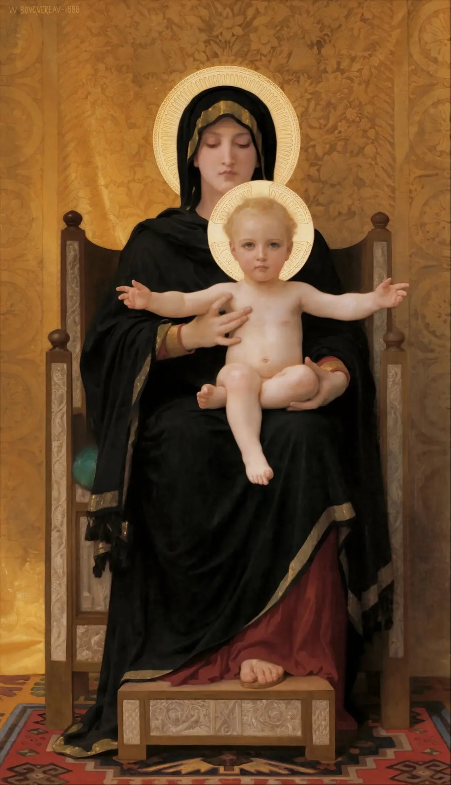 Madona sentada - Bouguereau