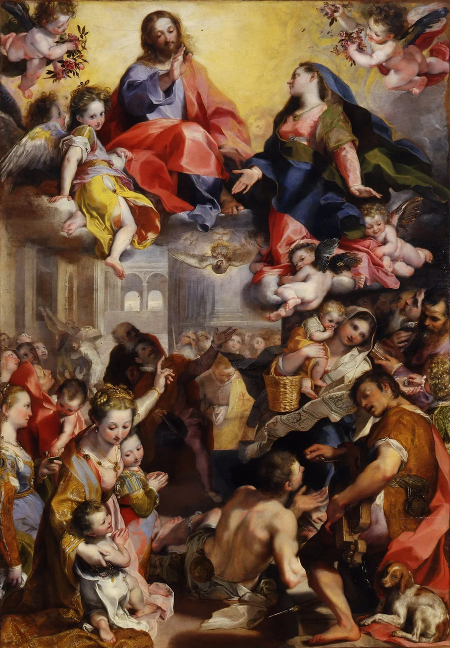 Madona del pueblo - Federico Barroci