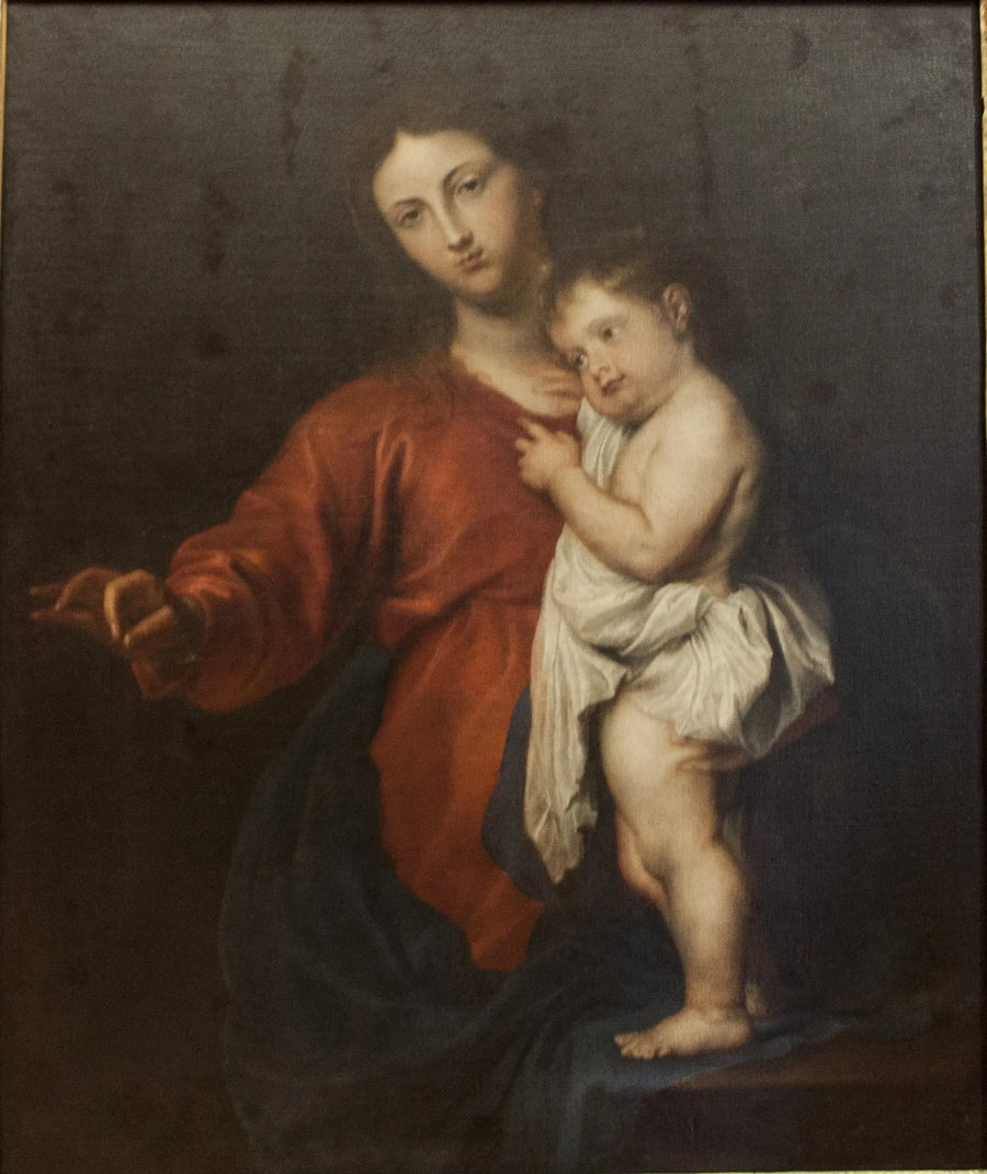 Madona del Rosario - Antoine van Dyck