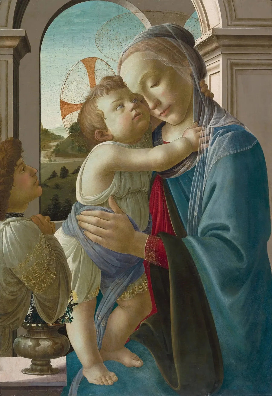 La Virgen de la Eucaristía, 1470-1474 - Sandro Botticelli