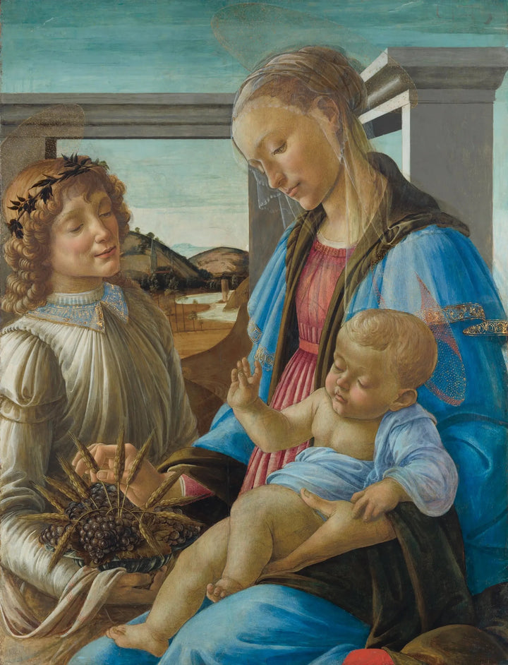 La Virgen de la Eucaristía, 1470-1474 - Sandro Botticelli