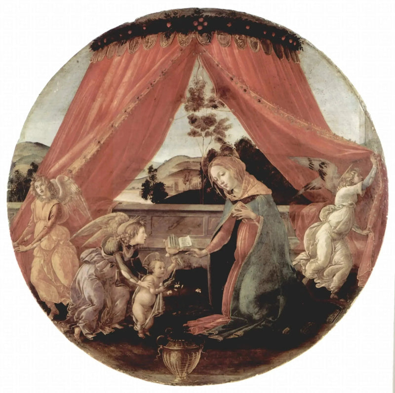 La Madonna del pabellón - Sandro Botticelli