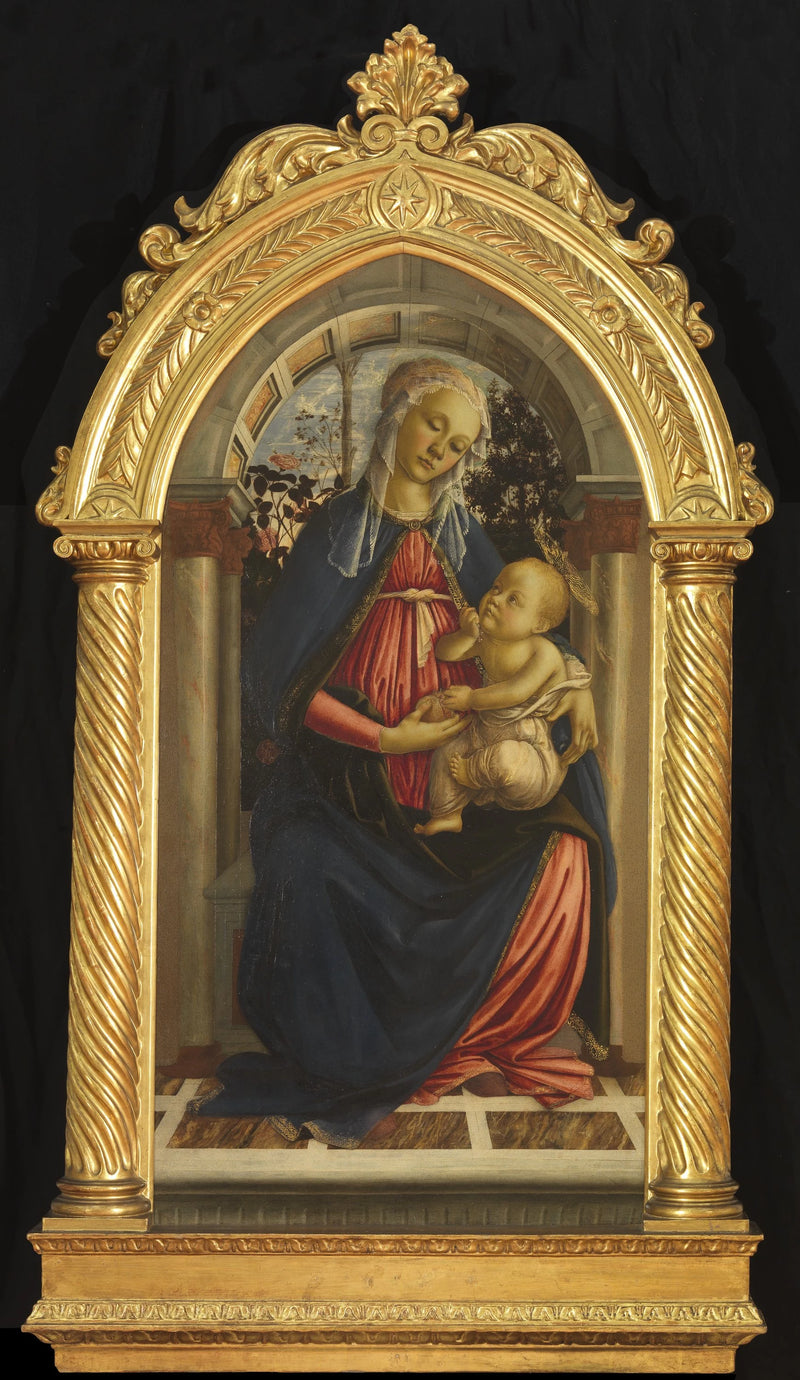 La Virgen en el rosal - Sandro Botticelli