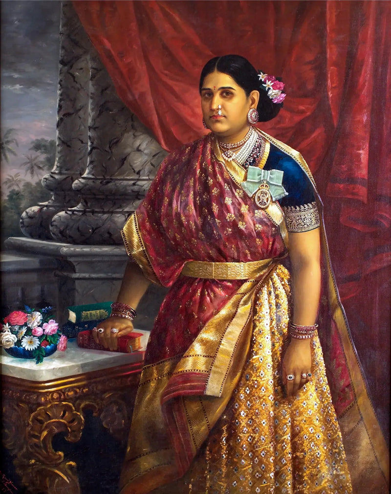 Maharani Lakshmi Bayi - Ravi Varma