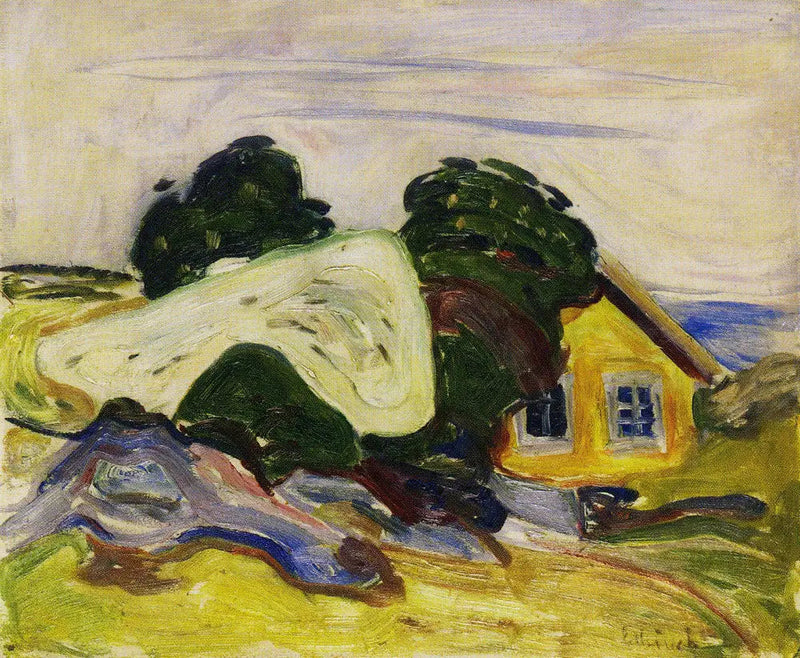 casa en Åsgprdstrand - Edvard Munch