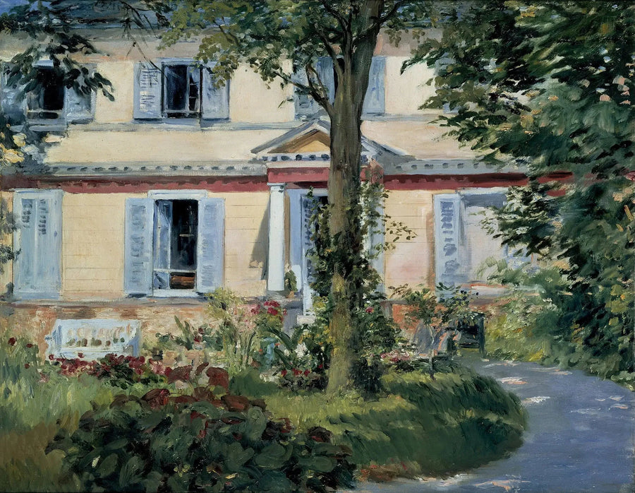 Casa en Rueil - Édouard Manet