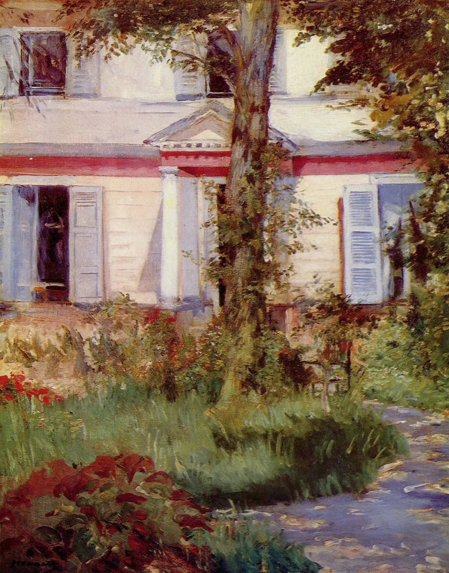 Casa en Rueil - Édouard Manet