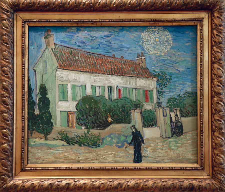 La Casa Blanca, de noche - Vincent van Gogh