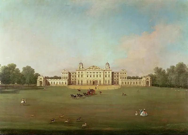 Casa de Badminton desde el Parque de Badminton - Canaletto
