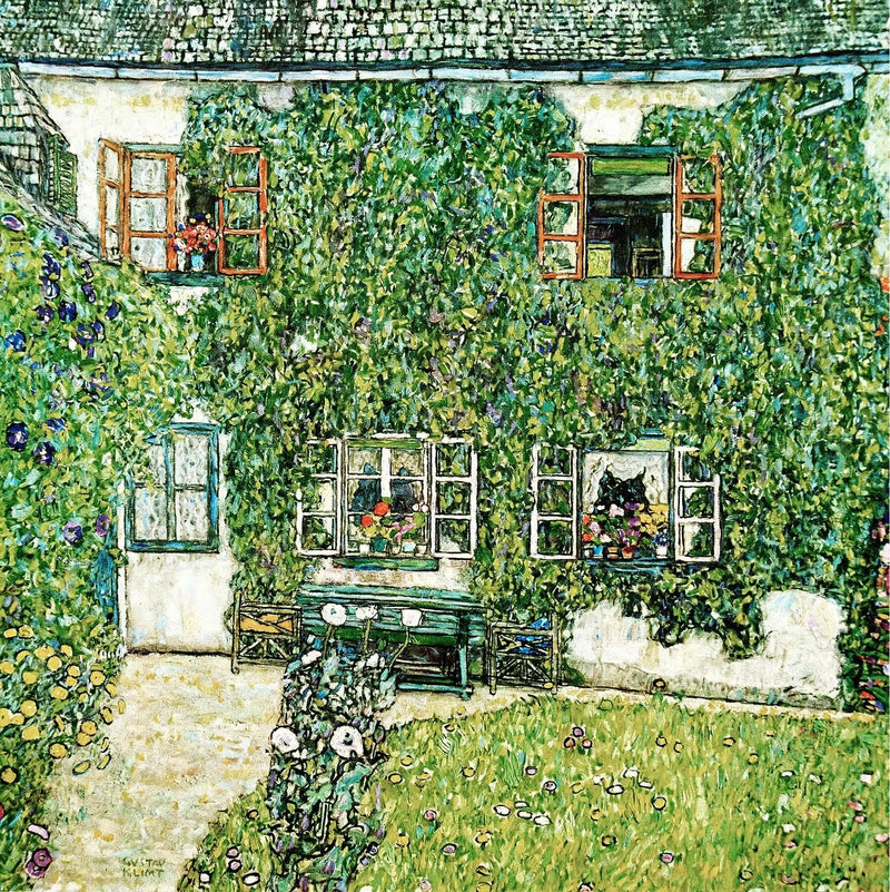Casa de campo en Unterach sobre el Attersee - Gustav Klimt