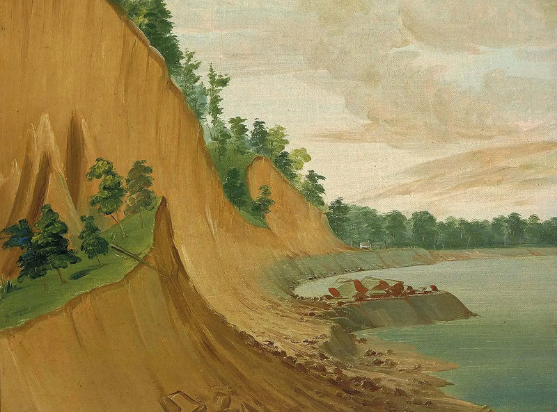 Casa de comercio de Cabaña, a 930 millas por encima de Saint-Louis - George Catlin