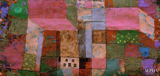 Maison de jardin - Paul Klee - Reproductions de tableaux et peintures haut de gamme