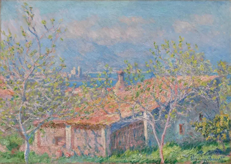 Maison de jardinier à Antibes - Claude Monet image 1 reproduction d’œuvre d’art à l’huile