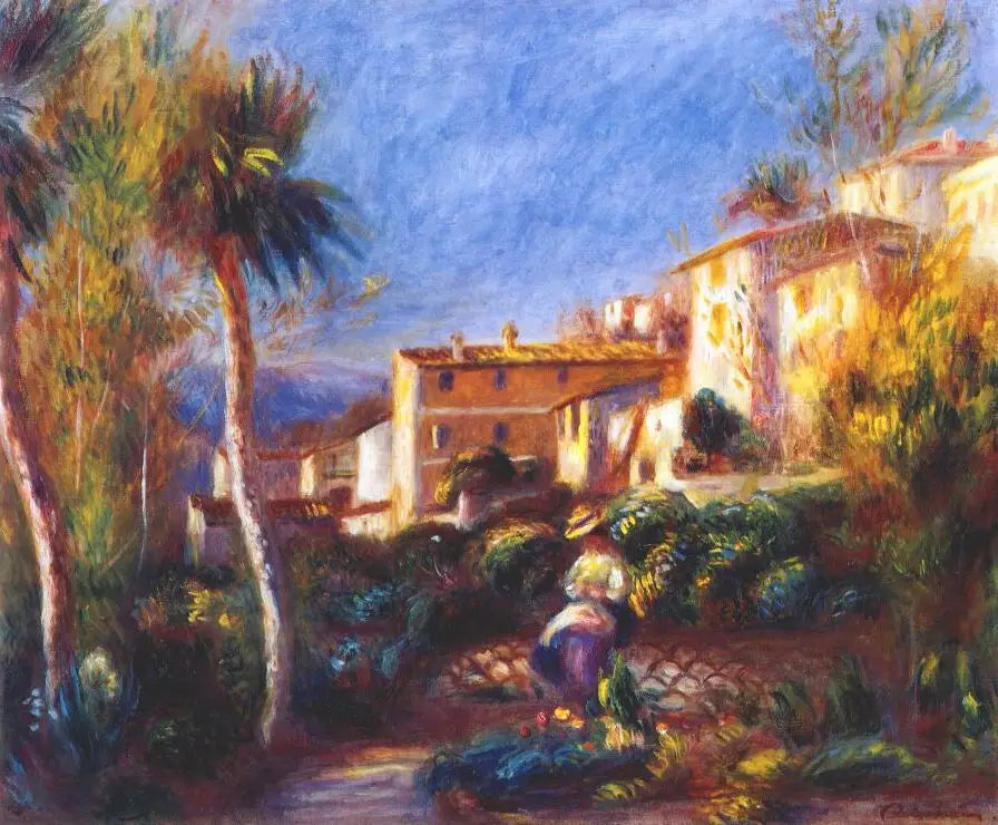 Casa de la Oficina de Correos en Cagnes - Pierre-Auguste Renoir