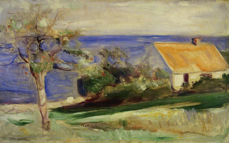casa de Morten Damme cerca de Åsgardstrand - Edvard Munch