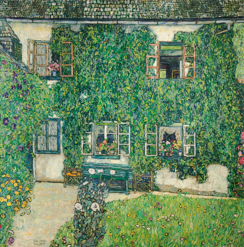 Casa forestal en Weissenbach - Gustav Klimt