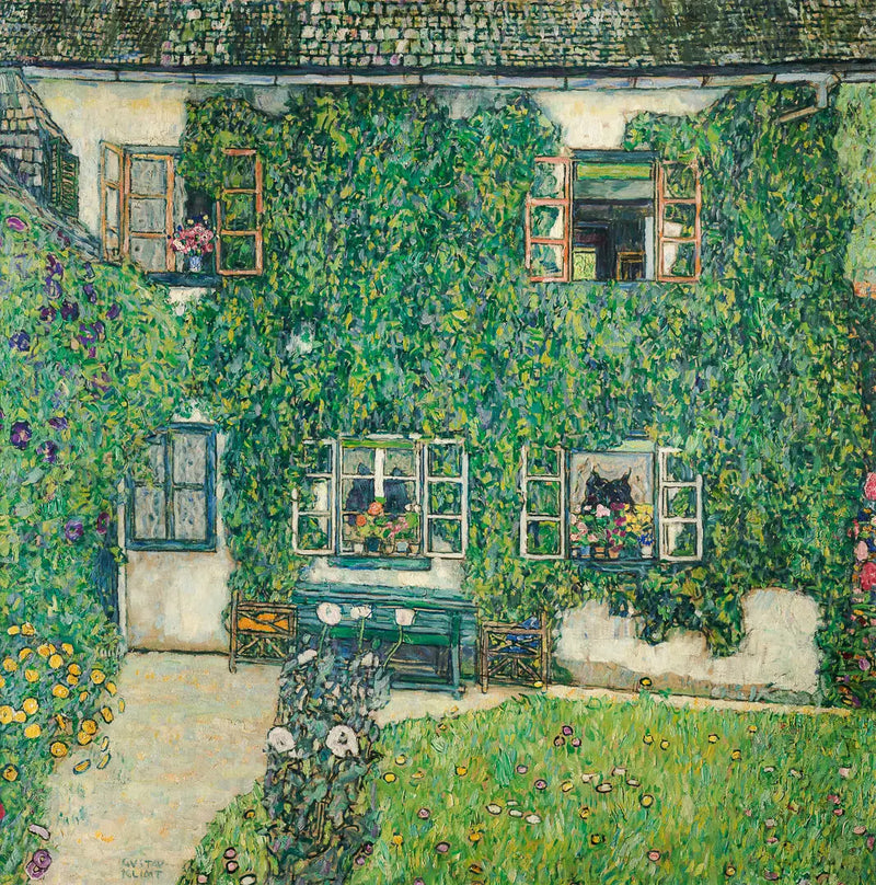 Casa forestal en Weissenbach - Gustav Klimt