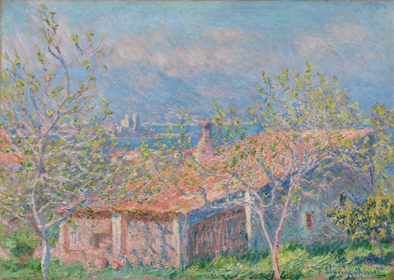 Casa del jardinero en Antibes W1165 - Claude Monet