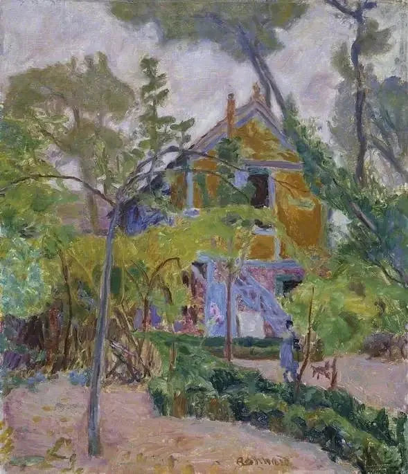 Casa entre los árboles - Pierre Bonnard