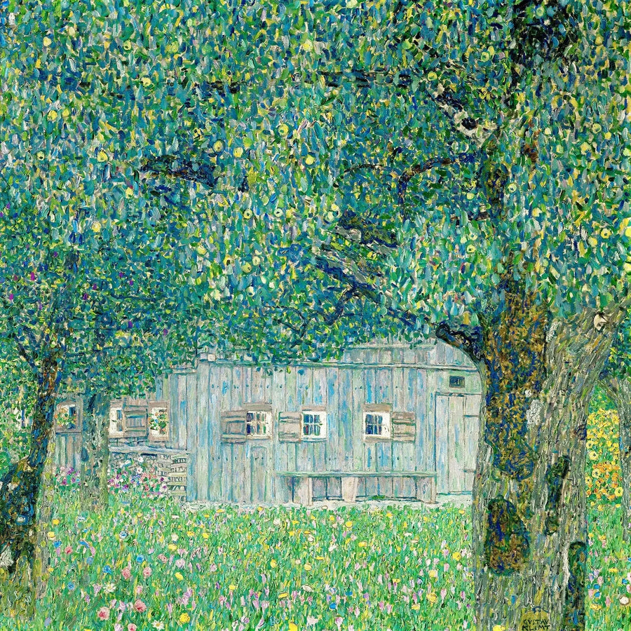 Casa campesina en Alta Austria - Gustav Klimt