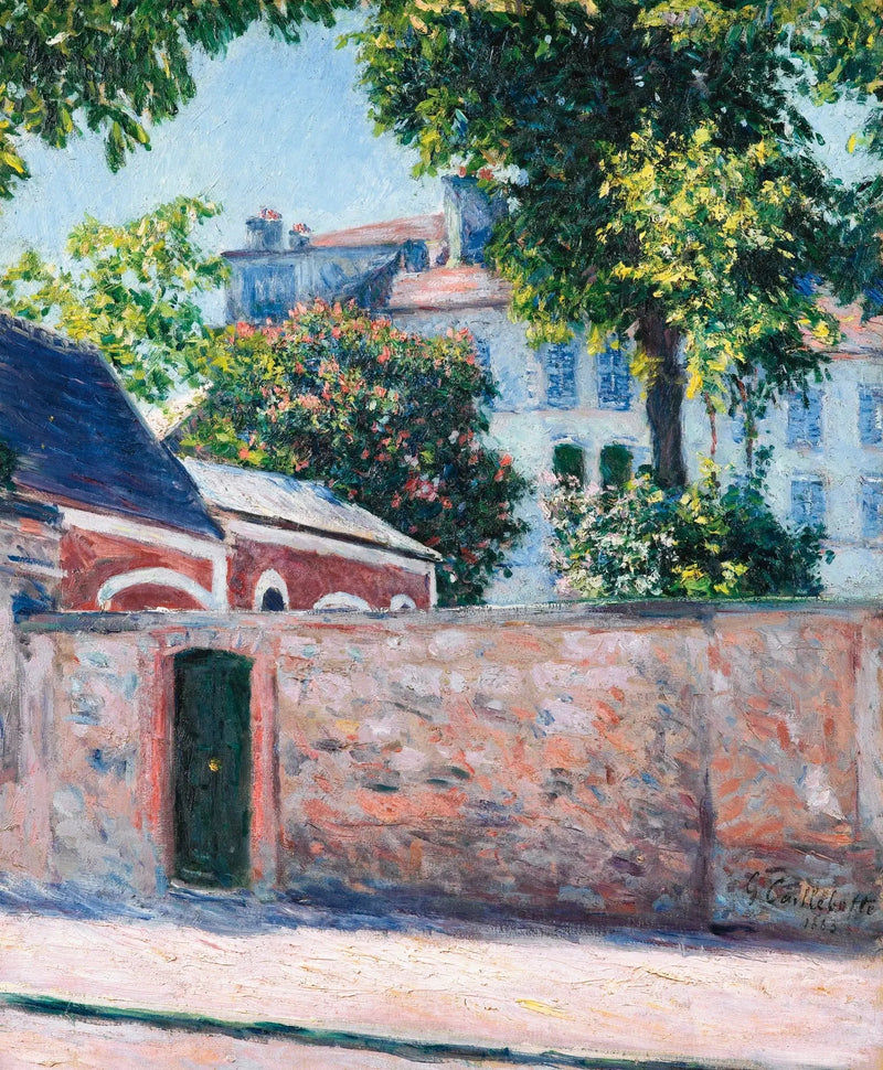 Casas en Argenteuil - Gustave Caillebotte
