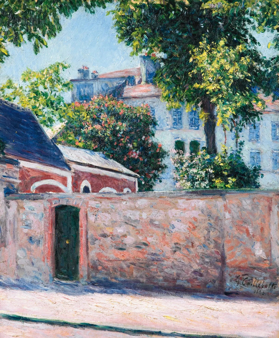 Casas en Argenteuil - Gustave Caillebotte