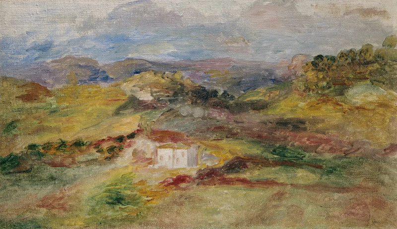 Casas en Cagnes - Pierre-Auguste Renoir