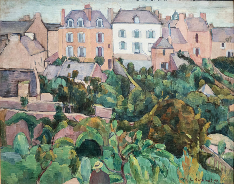 Casas en Pont-Aven - Émile Bernard