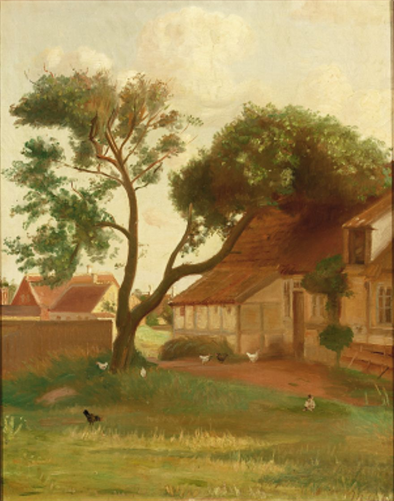 Casas en Skagen. -Michael Peter Ancher