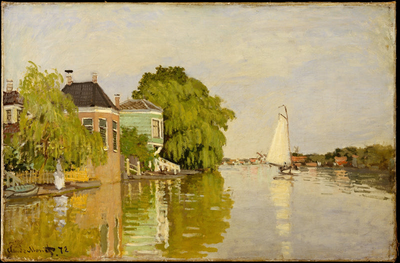 Casas en Achterzaan W186 - Claude Monet