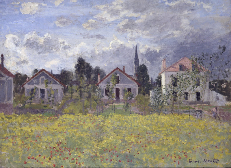 Casas en Argenteuil W277 - Claude Monet