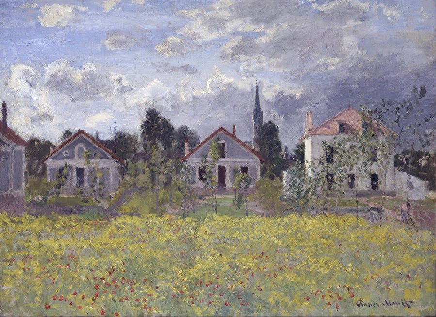 Las casas de Argenteuil - Claude Monet