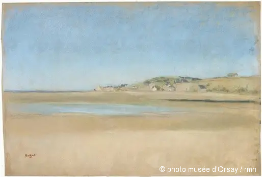 casas junto al mar - Edgar Degas