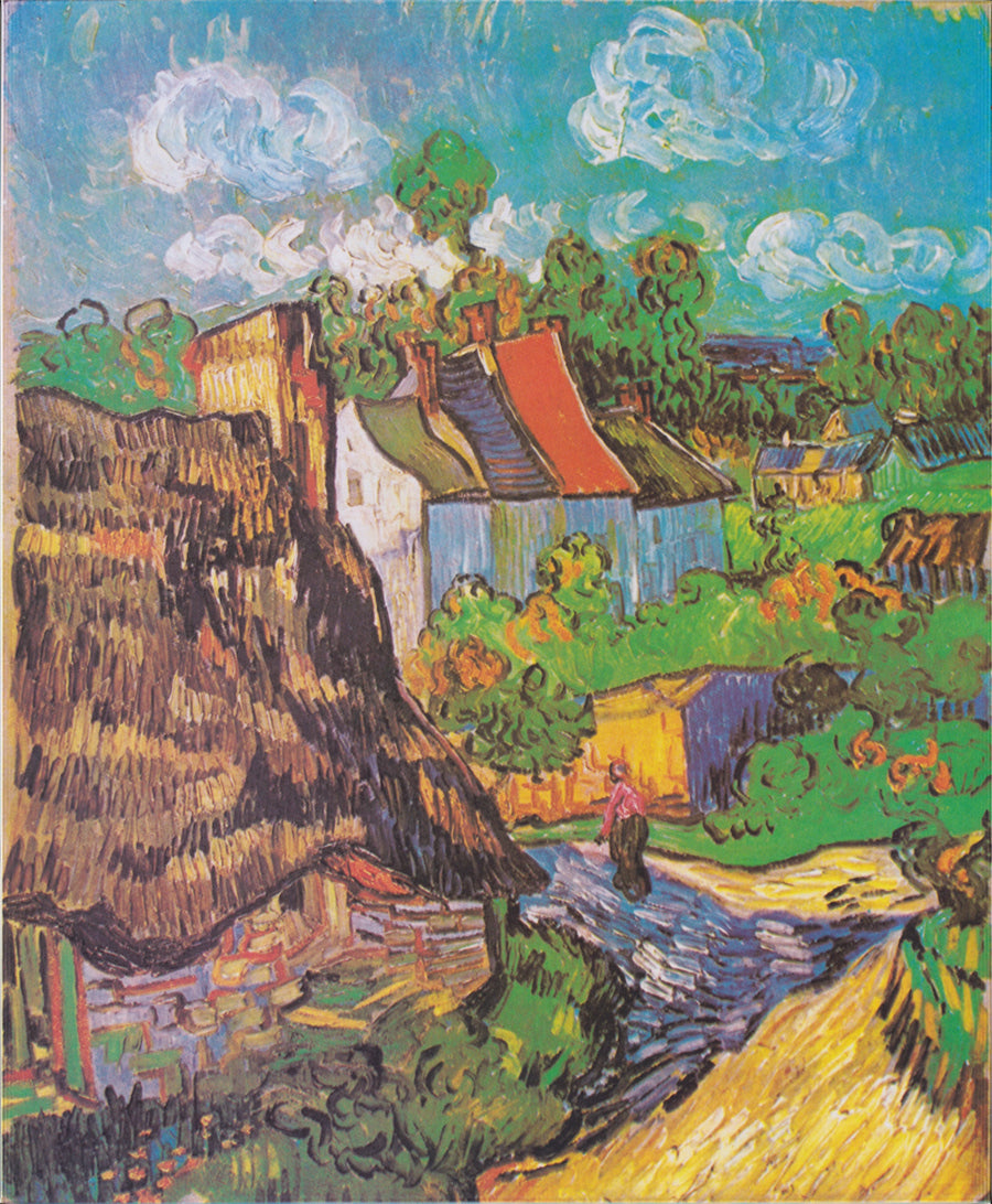 Casas en Auvers - Vincent van Gogh