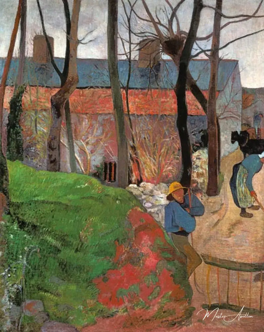 Maisons du Pouldu - Paul Gauguin - Reproductions de tableaux et peintures haut de gamme